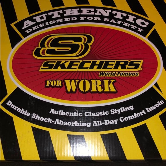 Skechers Like New Steel Toe Work Boots Sz 9 main image 4